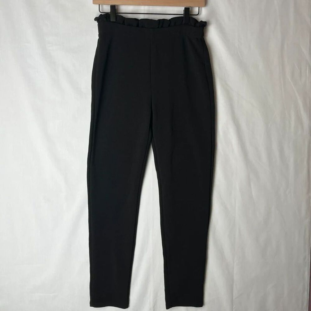 SHEIN Black Pull on Pants Womens Size Medium Tapered Office Work Business Mature